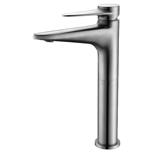 ALFI BRAND AB1771-BN Single Hole Single-Handle Bathroom Faucet in Brushed Nickel