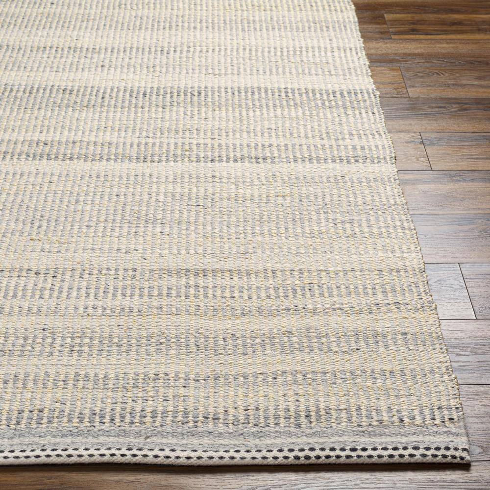 Handmade Lessie 6' x 9' Flat Woven Wool-Blend Gray Area Rug