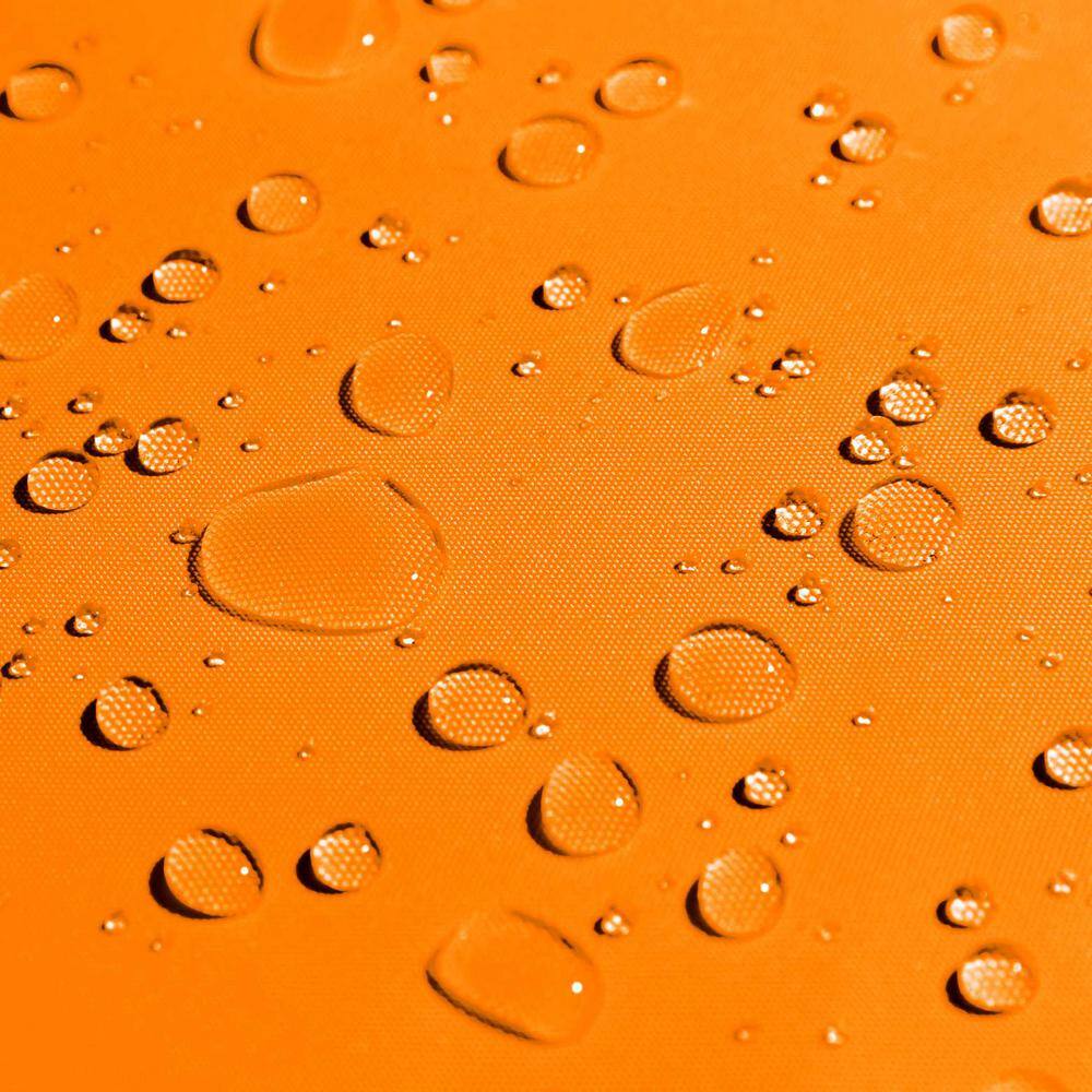 12' Orange Waterproof HDPE Triangle Shade Sail