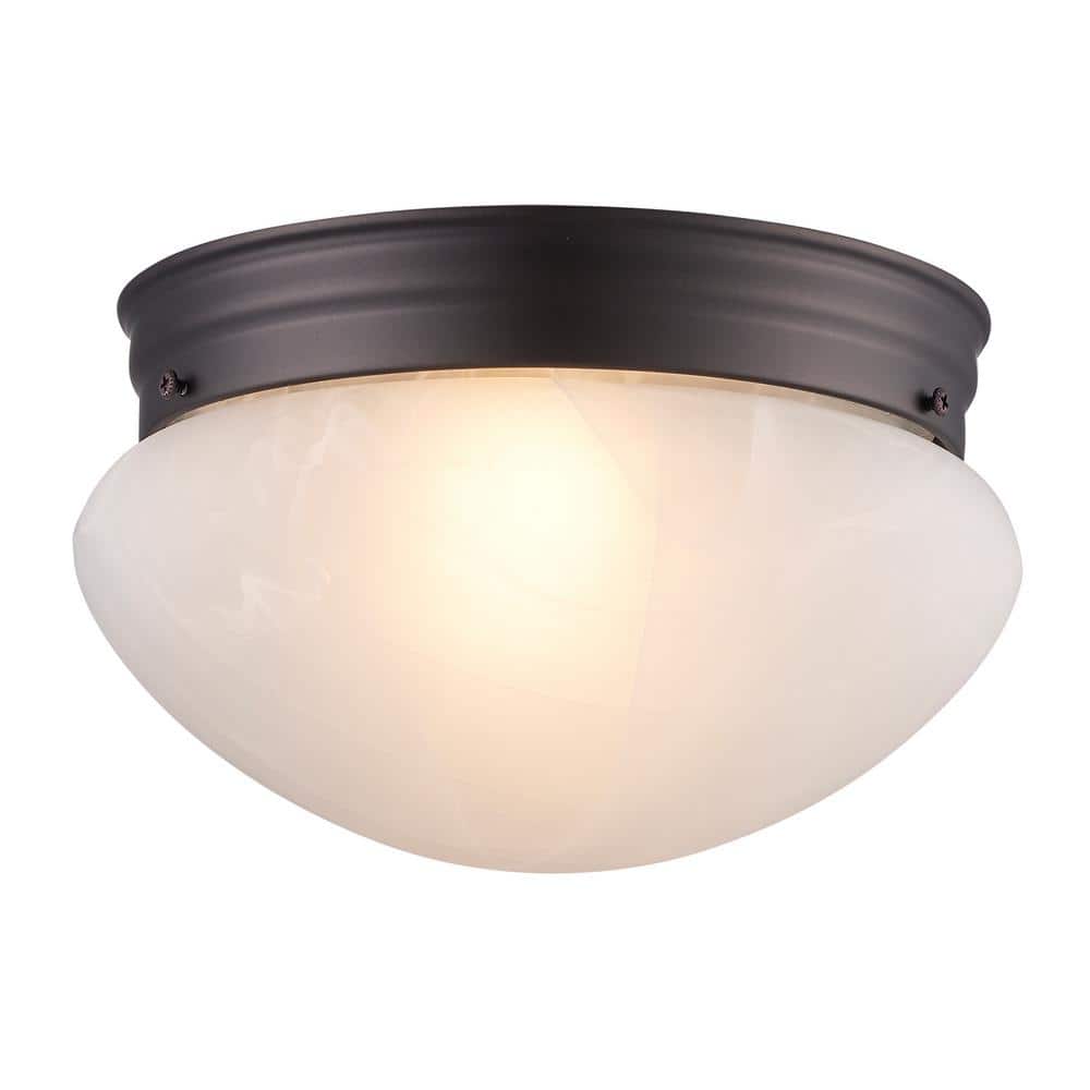 Trans Globe 3621 Rob Rubbed Oil Bronze Flush Mount