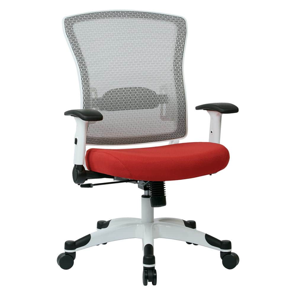Office Star Products SPACE Seating Mesh Adjustable Height Cushioned Swivel Tilt Ergonomic