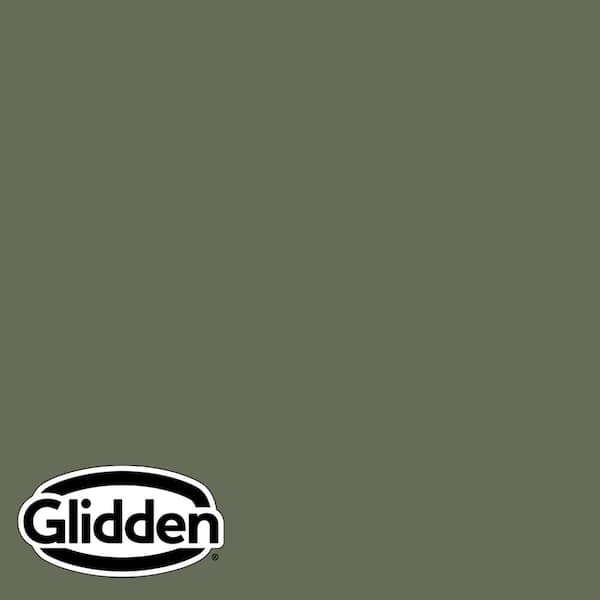 Glidden Diamond 1 gal. PPG1126-7 All About Olive Semi-Gloss Interior Paint with Primer
