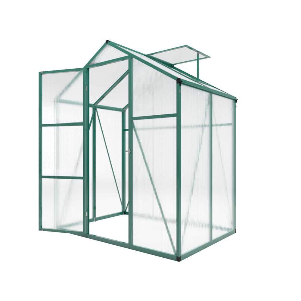 hi other images UVERworld ホワイト カーキ Lycvki 6 ft. W x 4 ft. D Walk-in Greenhouses for Outdoor Backyard