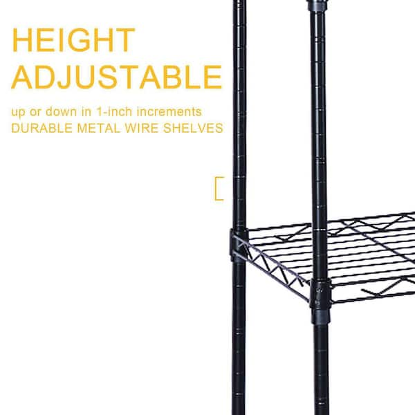 22 x 12 x 63 6-Shelf Wire Shelving Units, Heavy Duty Metal