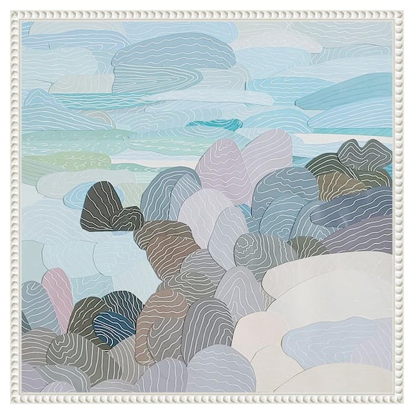 Amanti Art Chiang Mai Thailand II by Coco Good 22 in. W x 22 in. H Canvas Float Frame in White