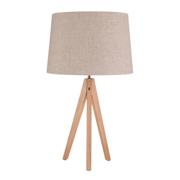 Unbranded Butler 25.25 in. Bamboo Finish Table Lamp