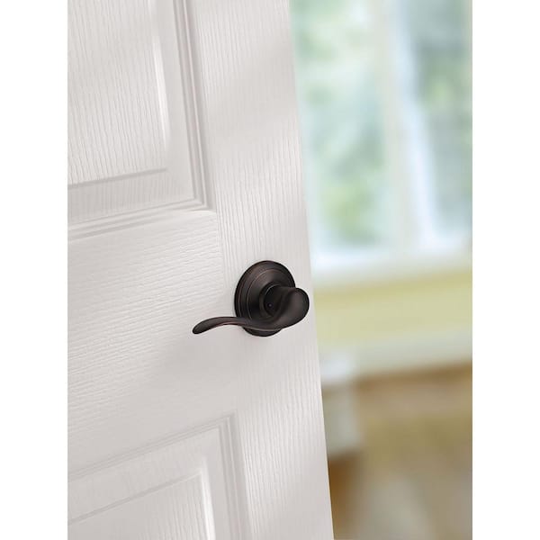 Tustin Venetian Bronze Passage Hall/Closet Door Handle (4-Pack)
