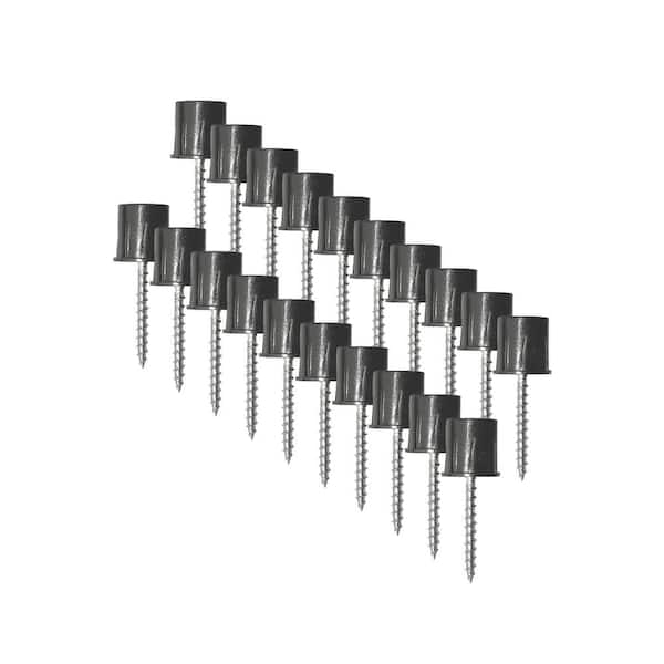 NUVO IRON Surface Mount Deck Rail Connectors for 3/4 in. Round Balusters (20-Pack)