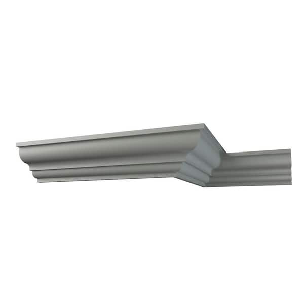 Ekena Millwork Owen 7.875 in. D x 7.875 in. W x 12 in. L Polyurethane Crown Moulding Sample