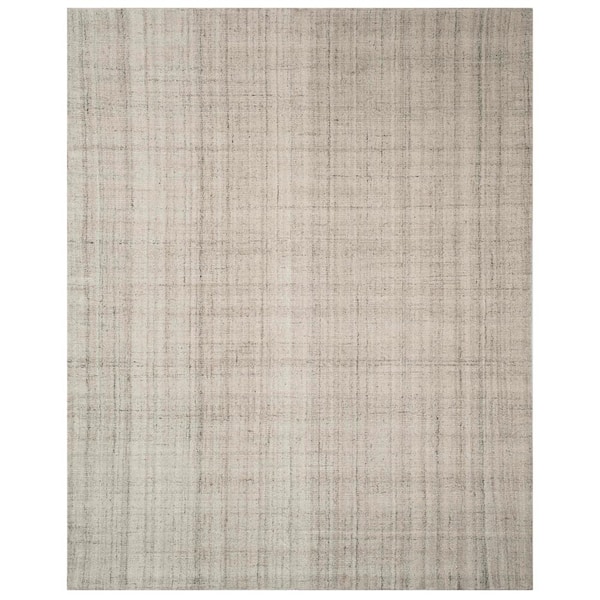 SAFAVIEH Abstract Light Gray 11 ft. x 15 ft. Striped Area Rug