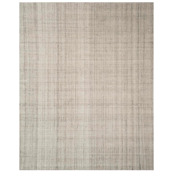 SAFAVIEH Abstract Light Gray 8 ft. x 10 ft. Solid Area Rug