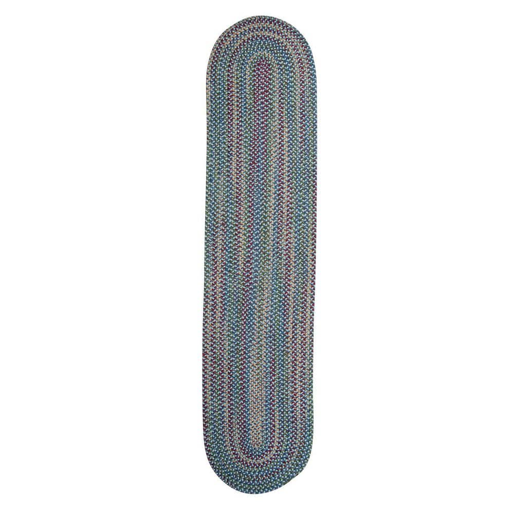Worley Blue 2 ft. x 8 ft. Indoor/Outdoor Area Rug
