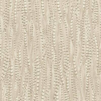 Pinna Cream Feather Texture Wallpaper