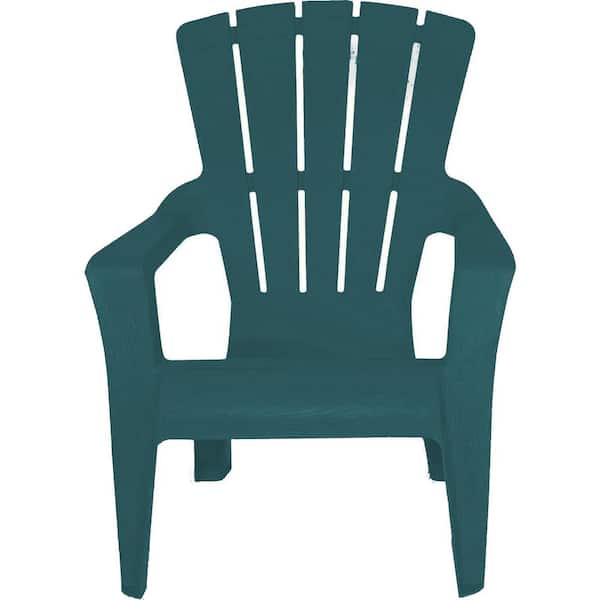 Charleston Resin Plastic Adirondack Chair 240857 The Home Depot