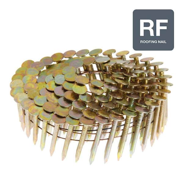 Grip-Rite 1-3/4 in. x 0.120 in. Electro-Galvanized Metal Coil Roofing Nails (7,200 per Box)