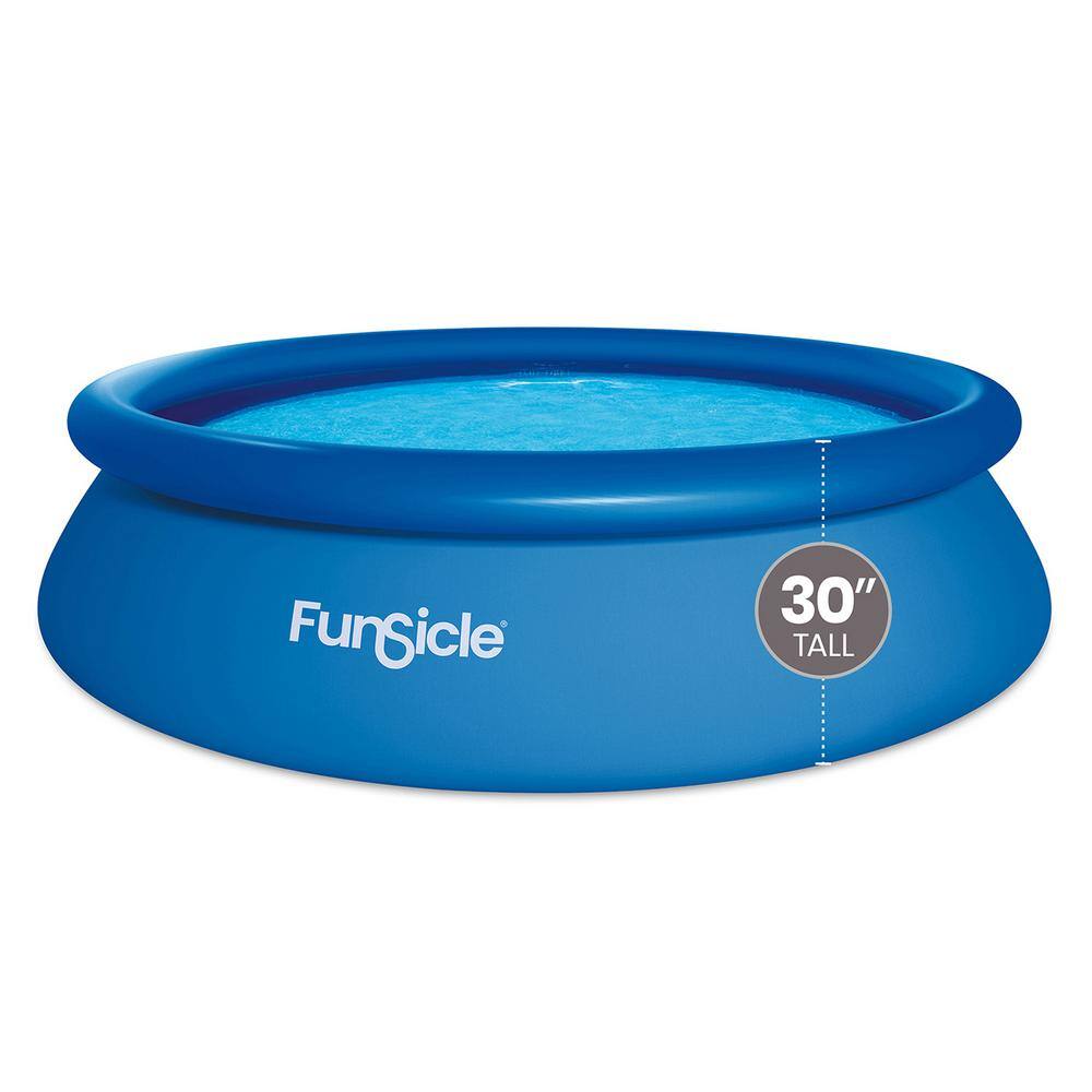 Funsicle 10ft x 30in Blue Inflatable Above Ground Pool with Pump