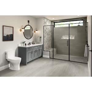 Catch Taupe 3.94 in. x 15.75 in. Glossy Subway Ceramic Wall Tile (10.825 sq. ft./Case)