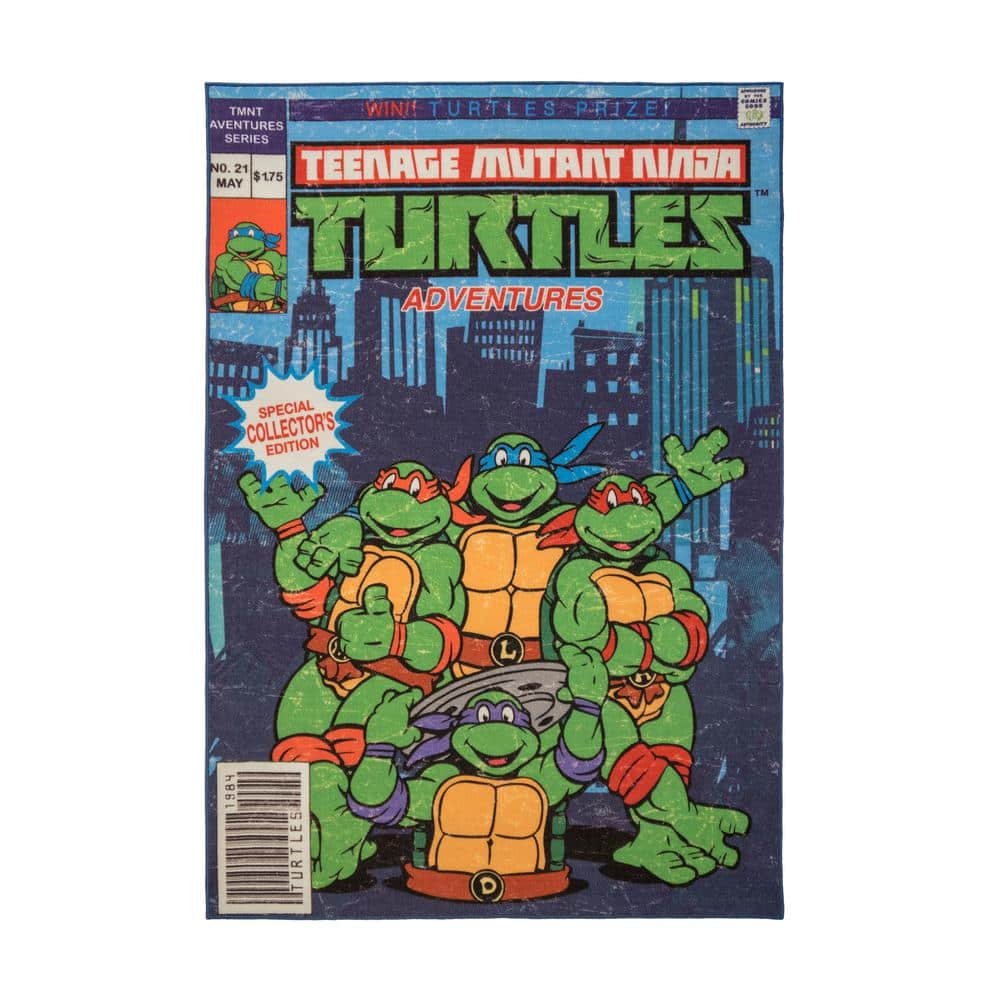 Teenage Mutant Ninja Turtles TMNT High 9 Comic Squares Boys