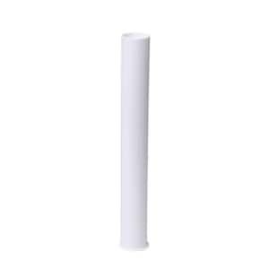 1-1/2 in. x 12 in. White Plastic Flanged Strainer Sink Drain Tailpiece