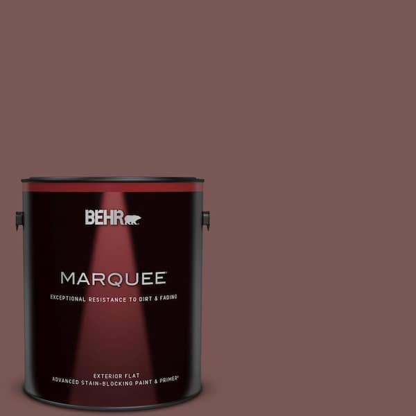 BEHR MARQUEE 1 gal. #120F-6 Japanese Maple Flat Exterior Paint & Primer