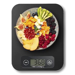 Smart Digital Food Scale with Nutrition Calculator APP for Baking, Cooking, Calorie Scale with 0.1 oz. Accuracy in Black