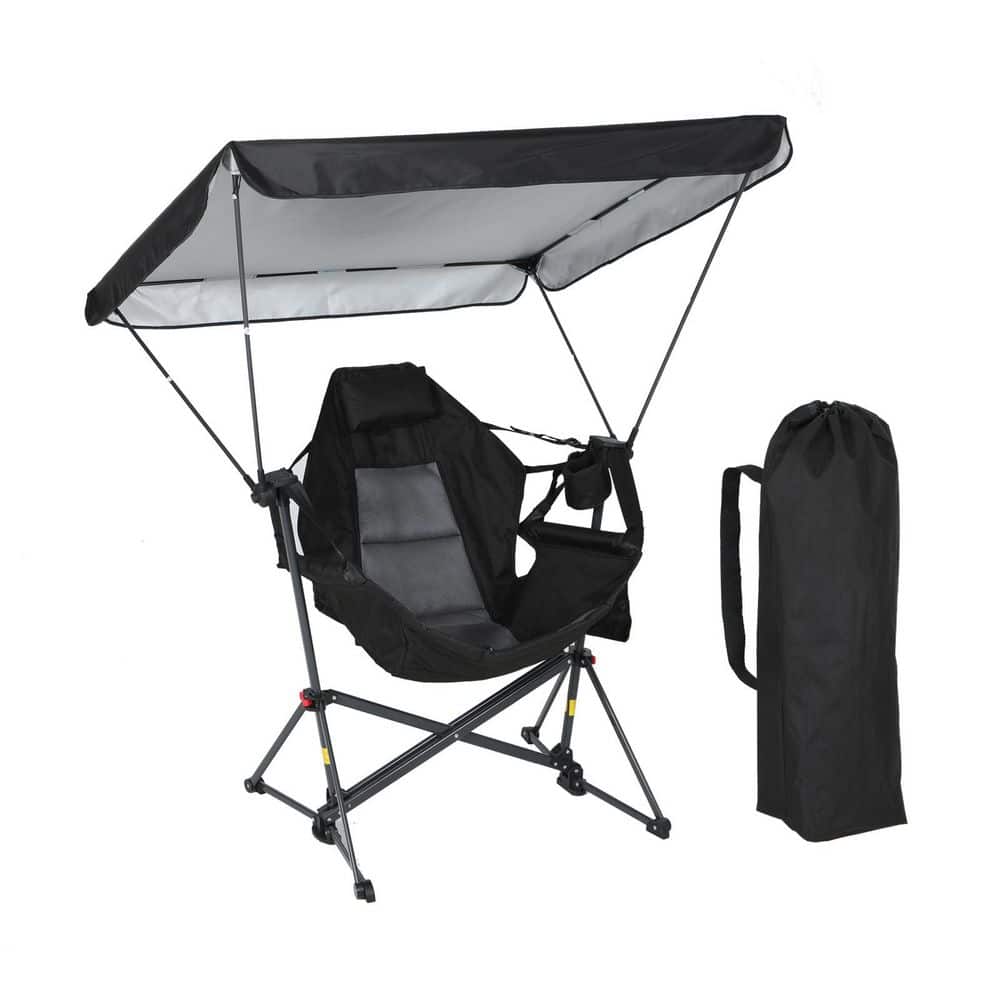 MUKE Portable Hammock Camping Chair with Adjustable Canopy