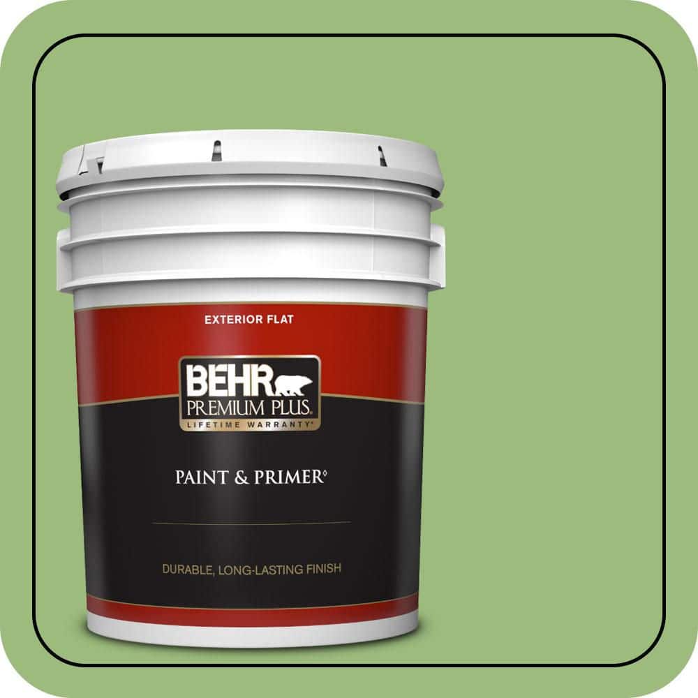5 gal. #P380-5 Gleeful Flat Exterior Paint & Primer price history on PriceWatchPro