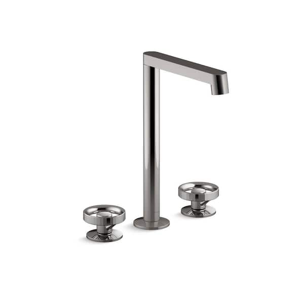 KOHLER Components 1.2 GPM Bathroom Sink Faucet Spout With Row Design in  Vibrant Titanium 23887-TT - The Home Depot