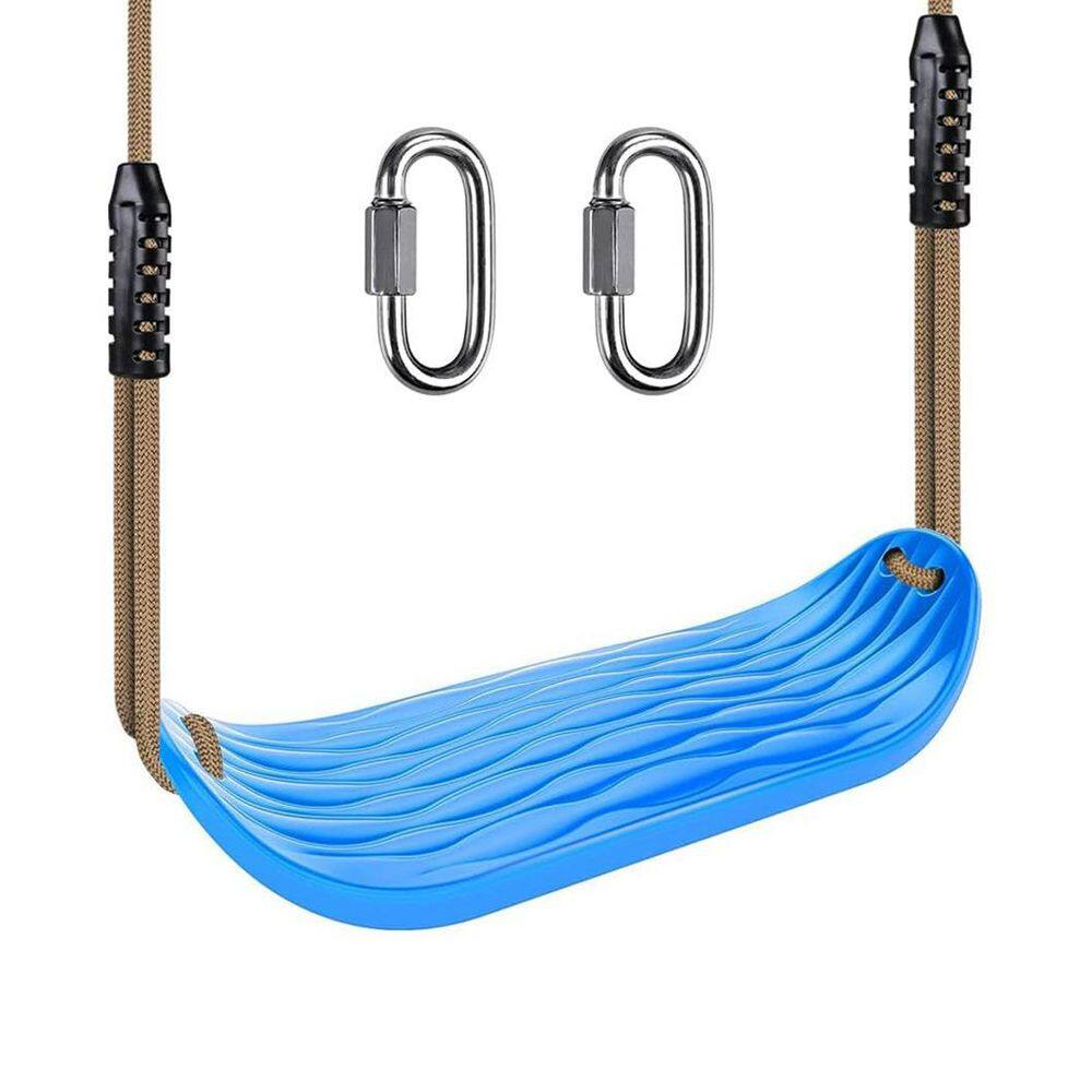 Blue U-Shape Non-Slip Swing Seat with Adjustable Rope, 1 Pack, 250 lbs Capacity, Indoor Outdoor Use price history on PriceWatchPro
