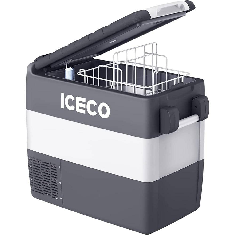 2.0 cu. ft. Built-In Outdoor Refrigerator in Black with secop Compressor, 0-50 degrees F, DC 12/24V, AC 110/240V
