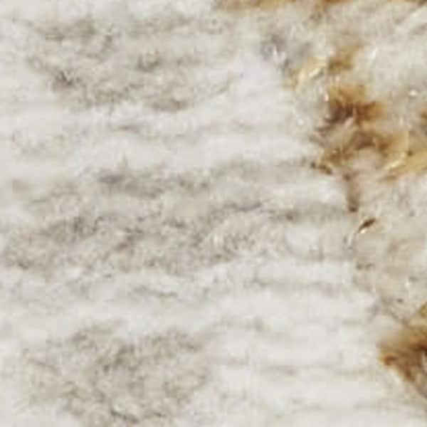 4 ft. x 6 ft. Blue Chevron Washable Area Rug