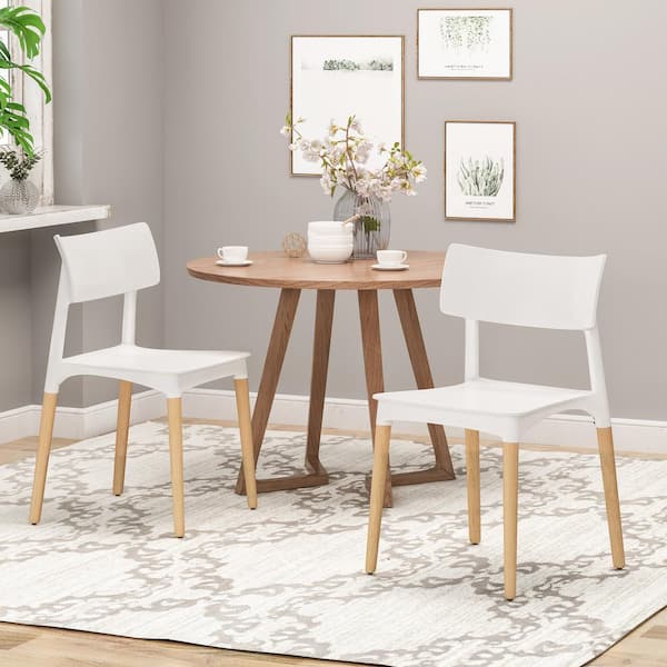 Noble House Margaretta Natural Solid Wood Dining Chair