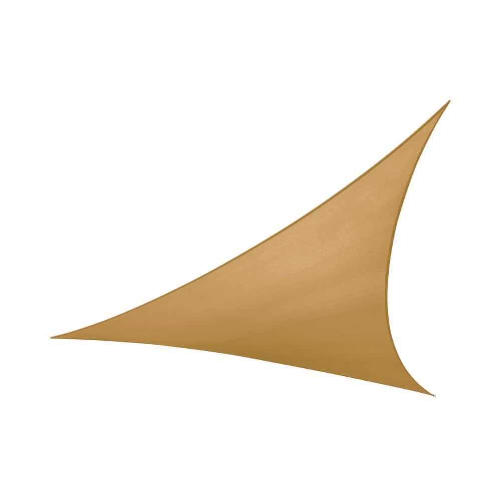 32 ft. x 32 ft. x 32 Sand Beige Triangle Sun Shade Sail Canopy Fabric Cloth price history on PriceWatchPro