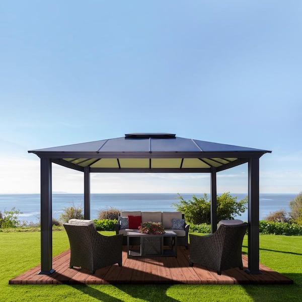 Paragon Outdoor Santa Monica 12 ft. x 14 ft. Aluminum Hard