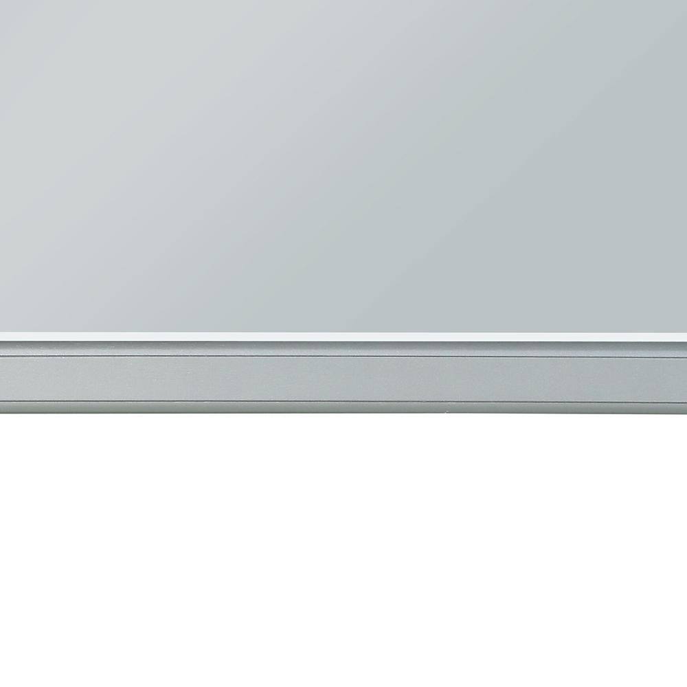 Elegant Platinum Finish Louis Philippe III Full-Length Dresser Mirror