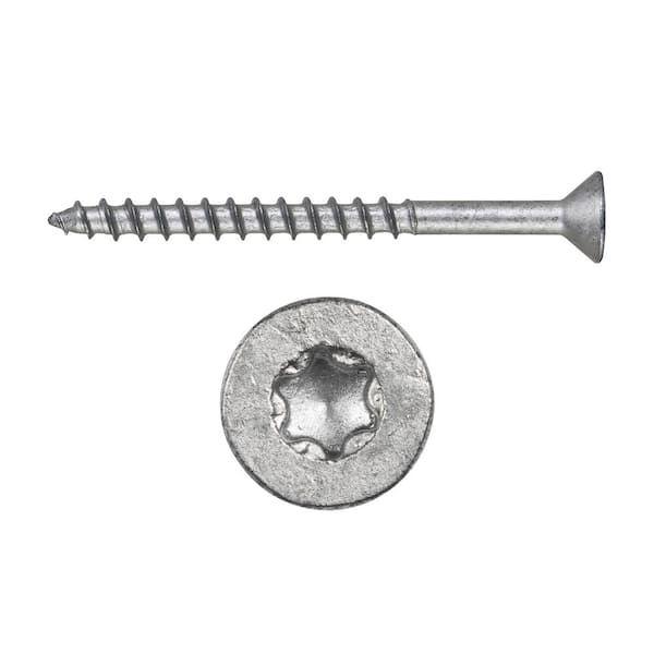 Hilti Kwik-Con II 1/4 in. x 3-1/4 in. Zinc Plated Carbon Steel Torx Flat Head Concrete Screw Anchor (100-Pack)