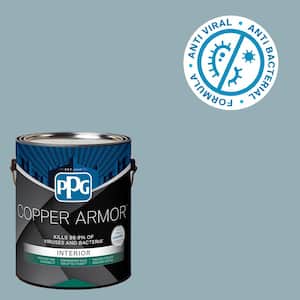 1 gal. PPG1149-4 Mountain Stream Semi-Gloss Antiviral and Antibacterial Interior Paint with Primer