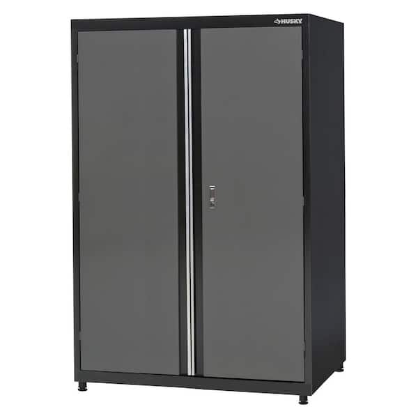 Husky 46 in. x 72 in. 3-Shelf Steel Garage Storage Cabinet and 12