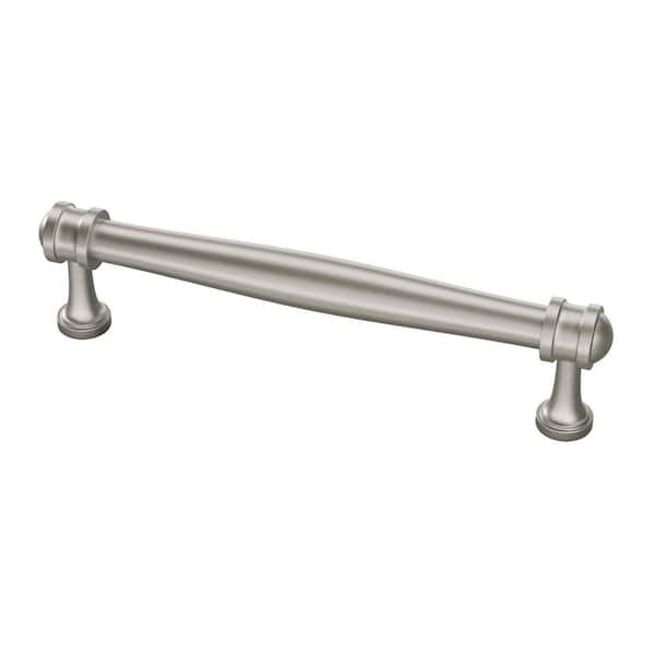 Charmaine 5-1/16 in. (128 mm) Farmhouse Satin Nickel Bar Cabinet Pull