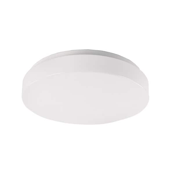 WAC LIMITED Blo 13 in. 1-Light White LED Flush Mount