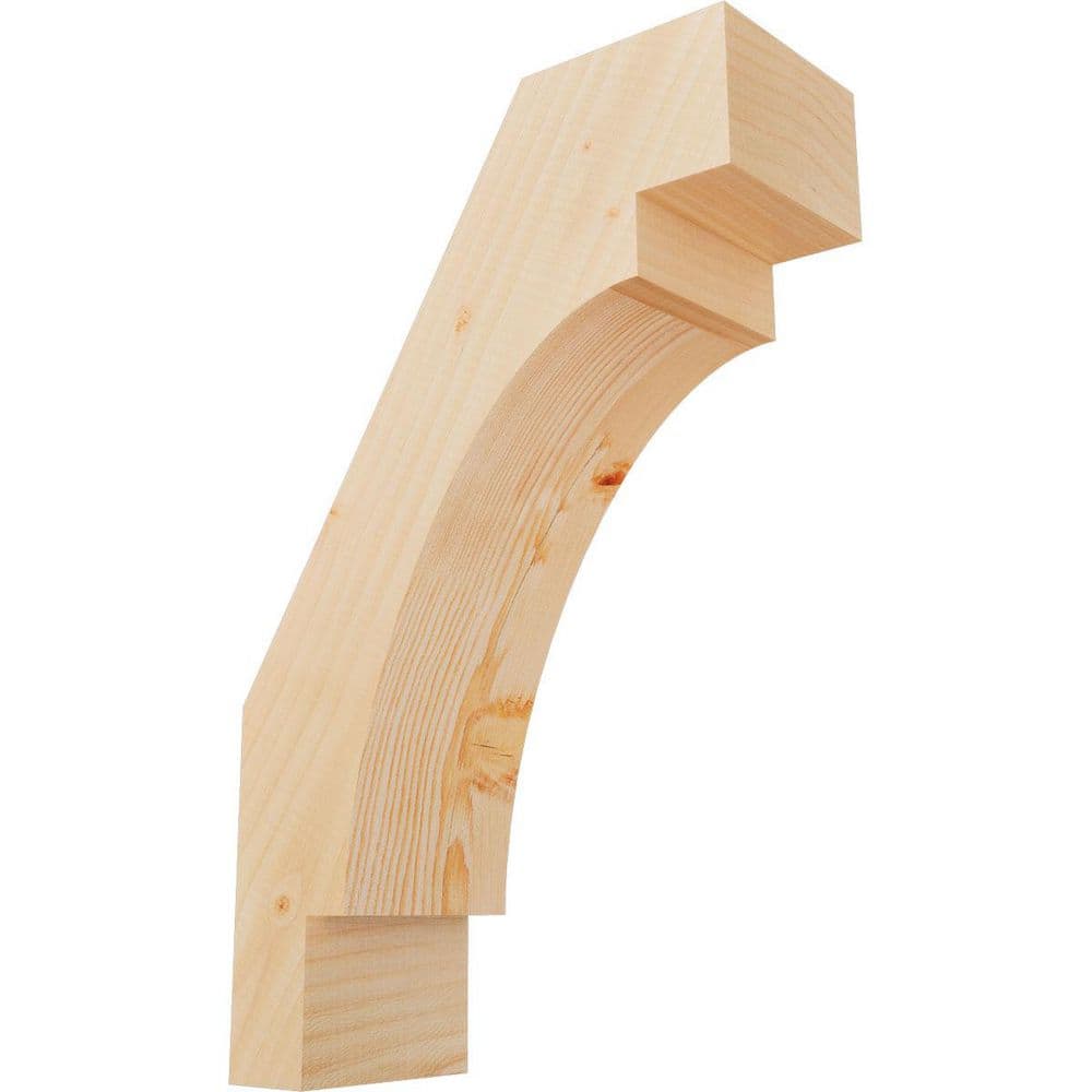 "5 1/2""W x 14""D x 22""H Merced Smooth Knee Brace, Douglas Fir" price history on PriceWatchPro