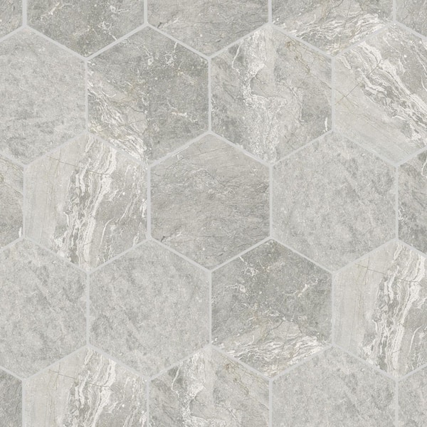 Perpetuo Eternal Grey 8 in. x 9 in. Matte Porcelain Floor and Wall Tile (449.76. sq. ft. /pallet)