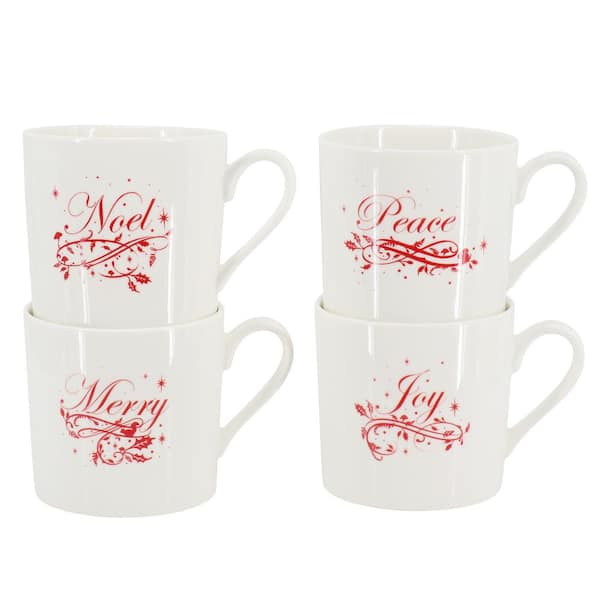 Be Merry Holiday Coffee Gift Set, Includes Ceramic Mug And Holiday