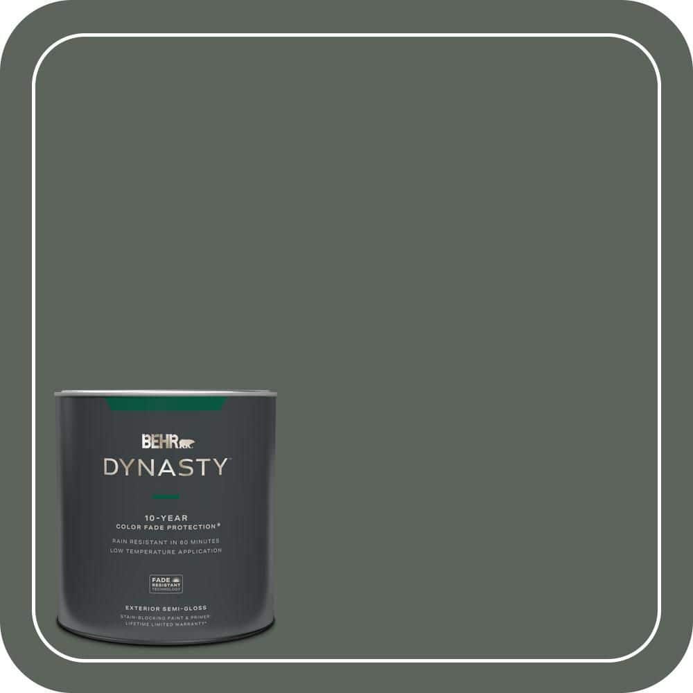 1 qt. #PPF-45 Woodland Moss Semi-Gloss Exterior Stain-Blocking Paint & Primer price history on PriceWatchPro