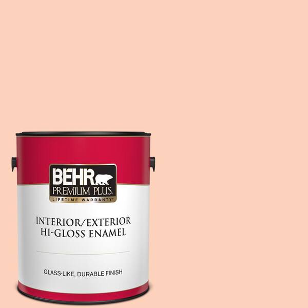 BEHR PREMIUM PLUS 1 gal. #P190-2 Fahrenheit Hi-Gloss Enamel Interior/Exterior Paint