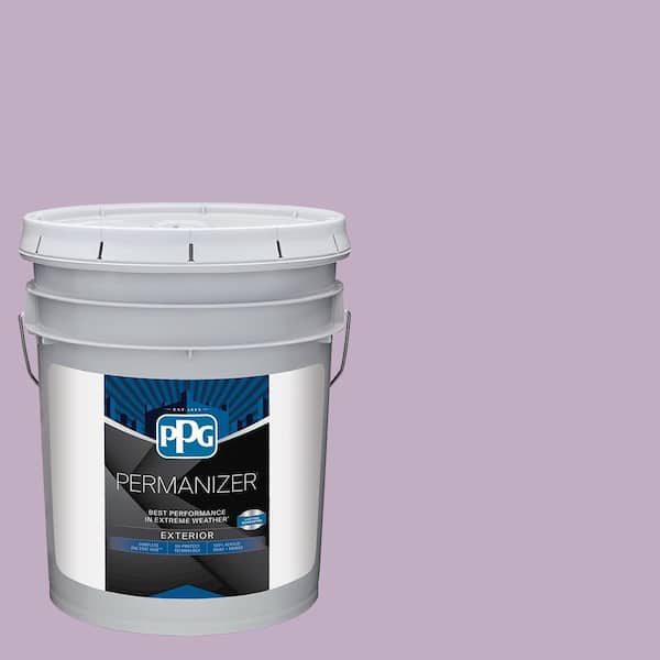 5 gal. PPG1177-4 Lavish Lavender Semi-Gloss Exterior Paint