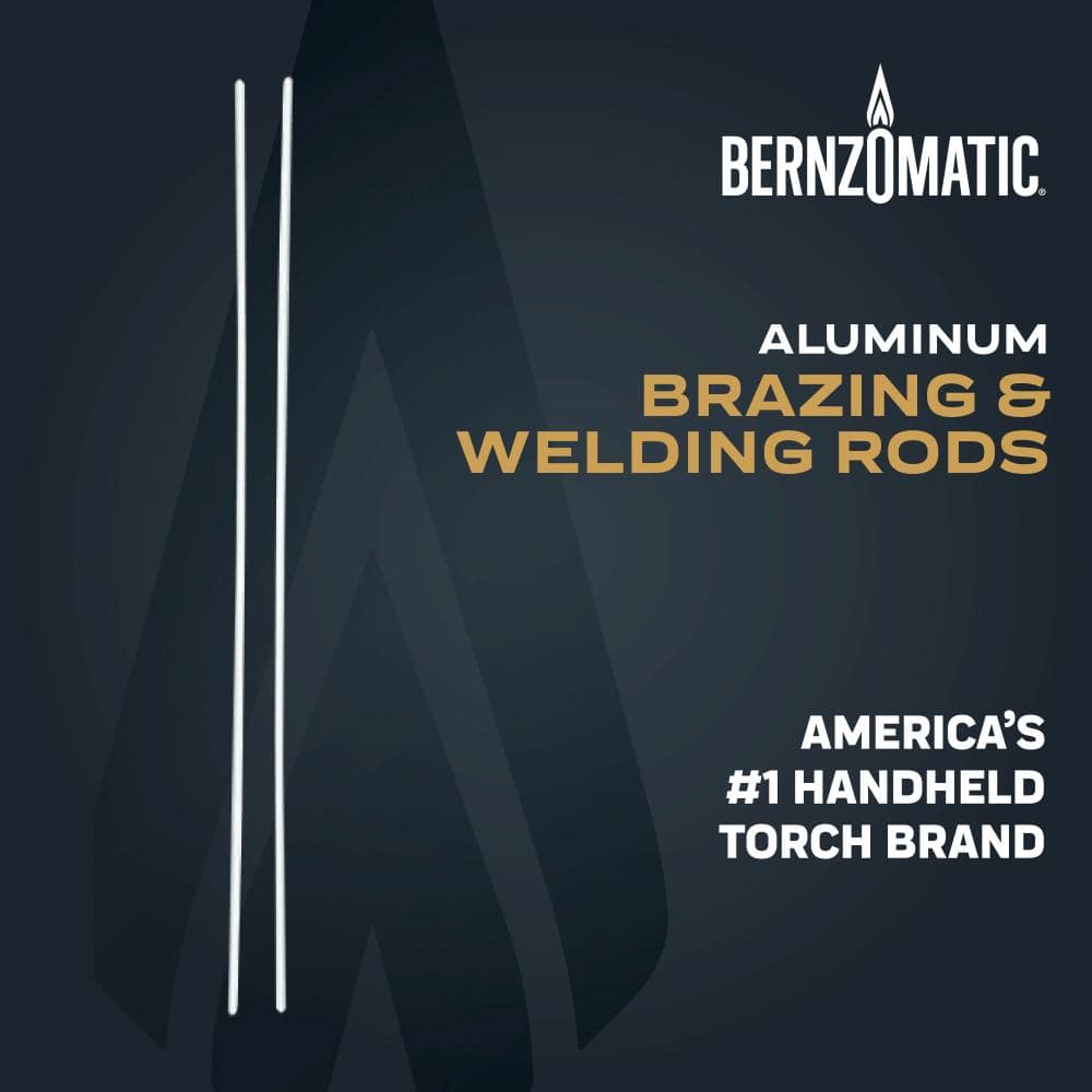Bernzomatic Aluminum Brazing and Welding Rods, Pack of 2
