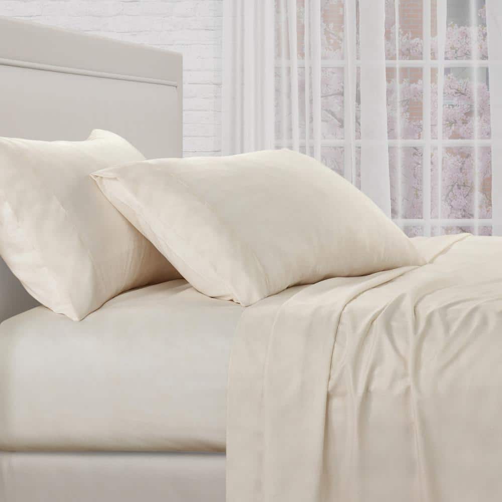 Rooney 3Pc. Cream Polyester Twin Xl Sheet Set 80 X 39