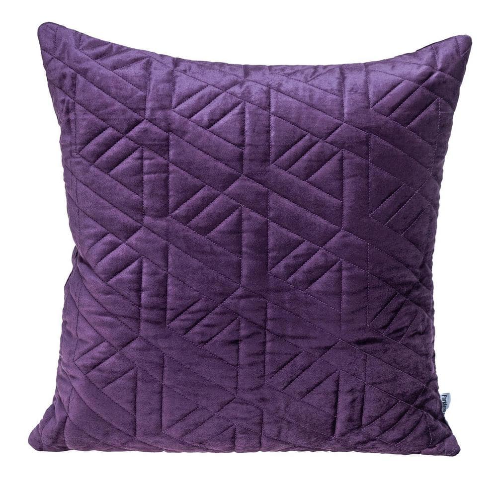 Delta Transitional Quilted Purple Throw Pillow price history on PriceWatchPro