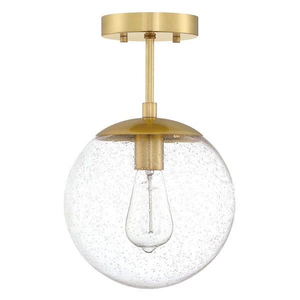 Design House Gracelyn Modern 14.36 in. 1-Light Satin Gold Smart